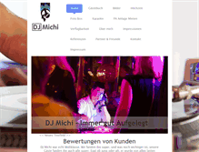 Tablet Screenshot of dj-michi.com